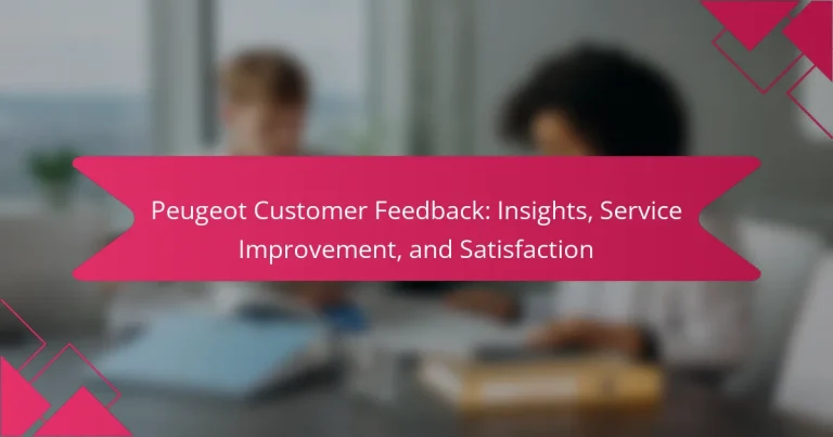 Comentarios de Clientes de Peugeot: Perspectivas, Mejora del Servicio y Satisfacción