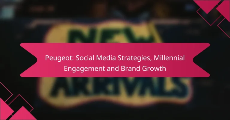 Peugeot: Estrategias de Redes Sociales, Compromiso Millennial y Crecimiento de Marca